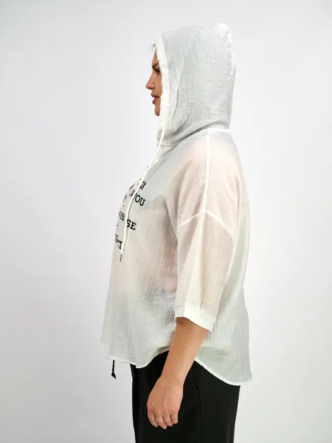 Футболка с капюшоном 8053 Размер 50-58 фото 5