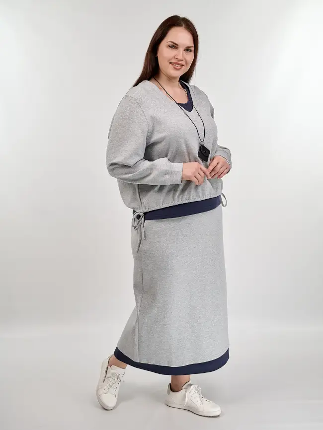 Костюм тройка 0093 Размеры 54-58 фото 4