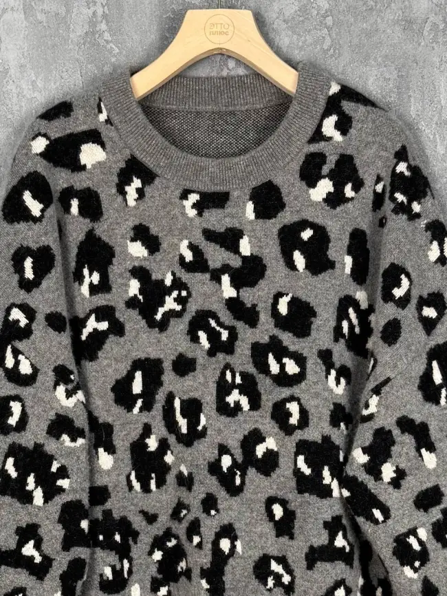 Джемпер Леопард 50-58 58258 фото 4