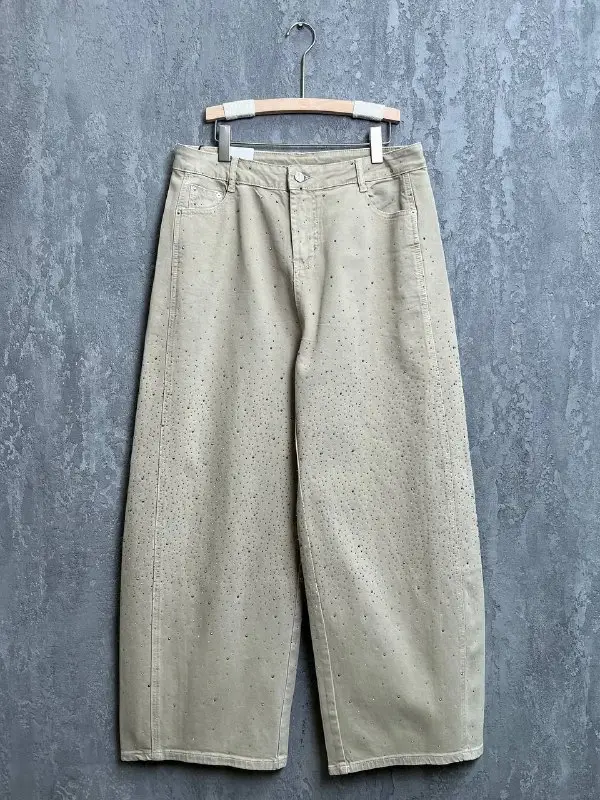 Джинсы в стразах 6788 Размеры 52-58 фото 46