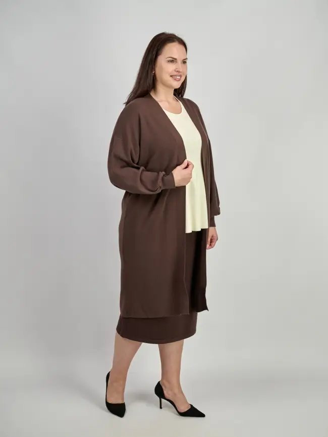 Кардиган ЭттоПлюс 1061 Размер 48-58 фото 62