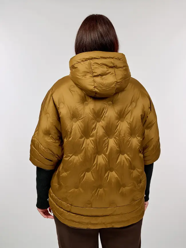 Куртка с трикотажным рукавом 6560 Размер 48-54 фото 24