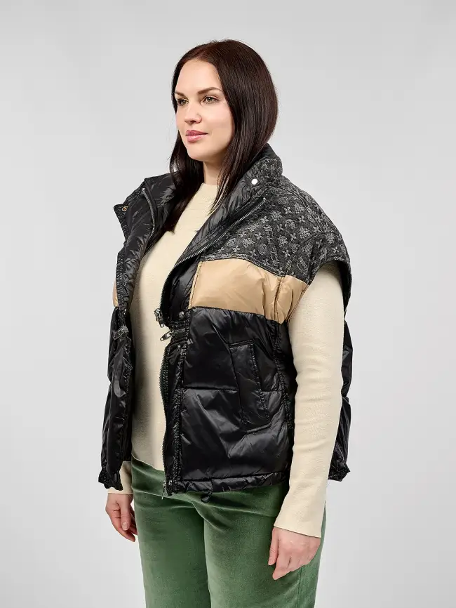 Жилет на двух молниях 1219 Размер 48-58 фото 17