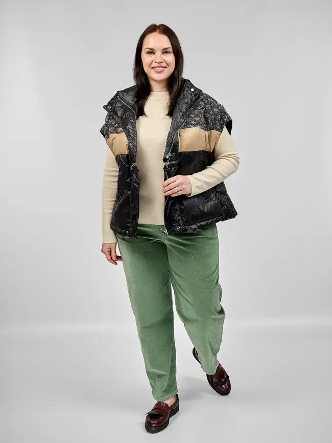 Брюки вельвет ЭттоПлюс 25271 Размеры 54-60 фото 23