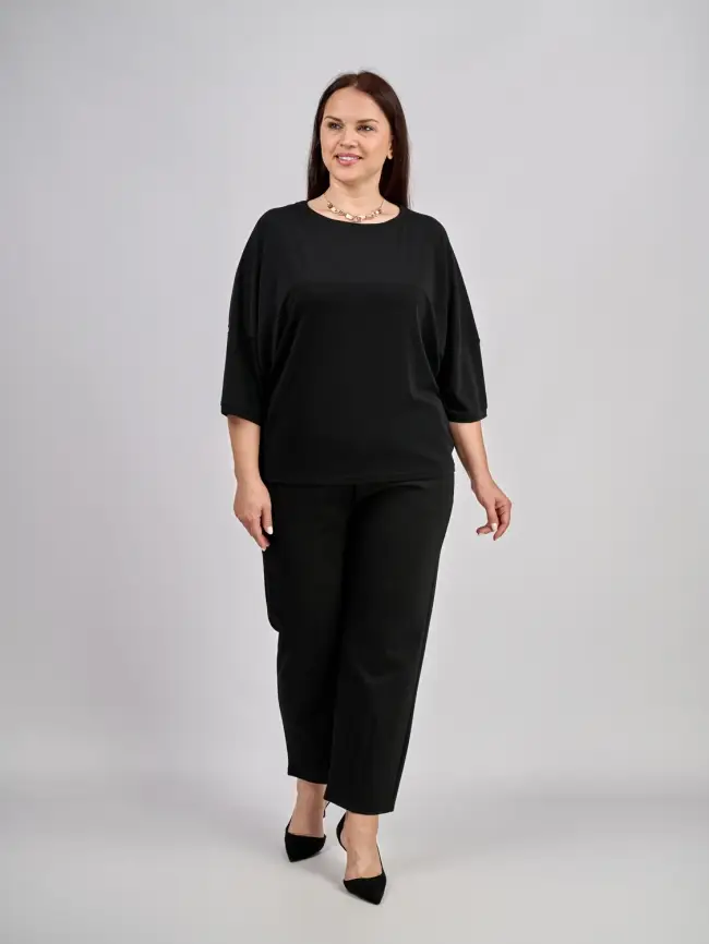 Блуза ЭттоПлюс 12266 Размер 50-58 фото 4