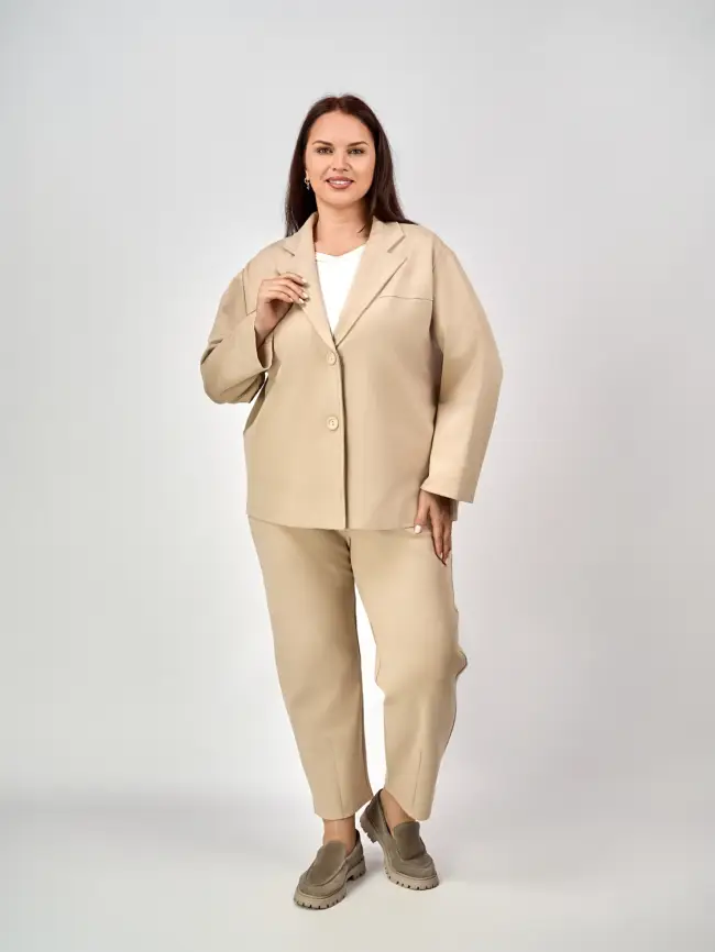 Брюки 33494 ЭттоПлюс размеры 52-58 фото 17