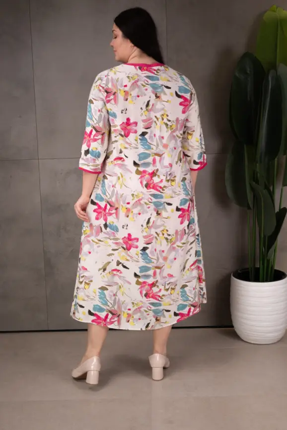 Платье  ЭттоПлюс 30206 размер 52- 58 фото 7