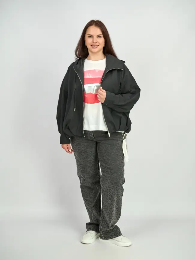 Ветровка с капюшоном 25170 Размер 50-60 фото 62