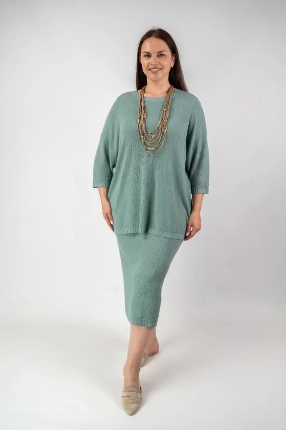 Юбка облегченная ЭттоПлюс 1026-1 Размер 48-56 фото 47