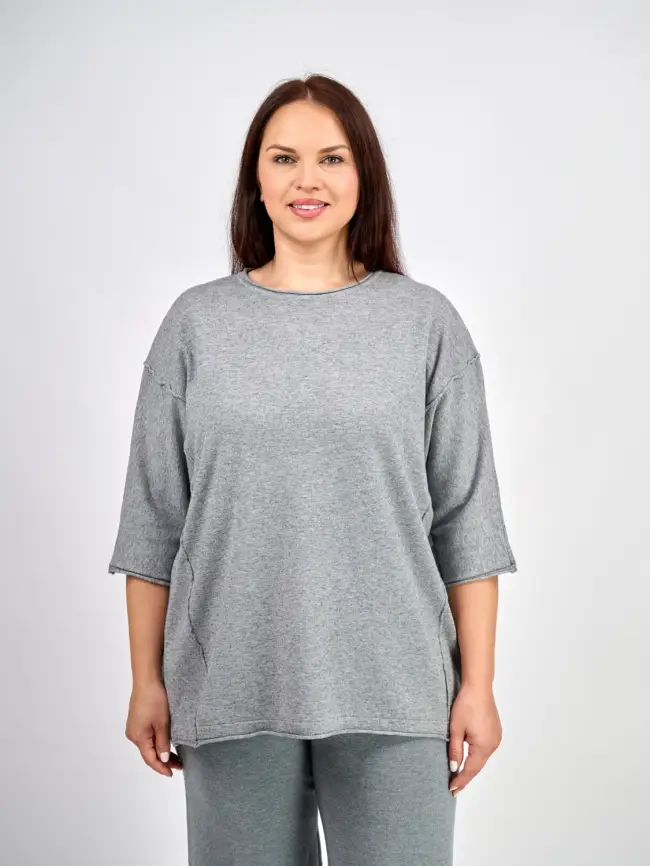 Джемпер ЭттоПлюс 1002 Размер 50-58 фото 5