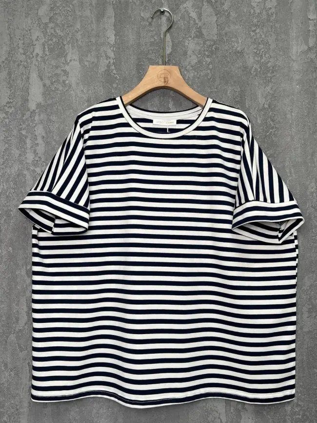 Футболка в полоску ЭттоПлюс 010-1 Размер 50-58 фото 19