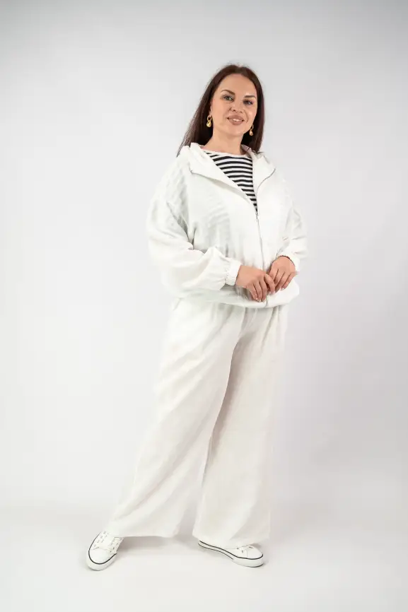 Бомбер лен 25016 фото 48