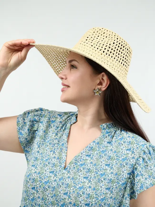 Шляпа соломенная 4081 фото 4