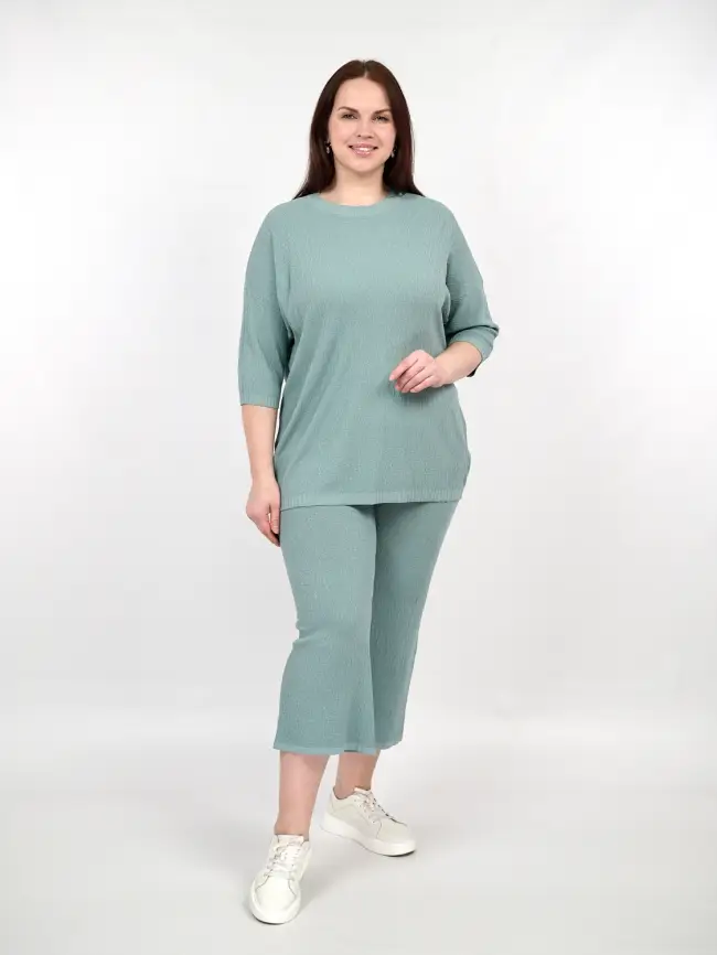 Джемпер ЭттоПлюс 1026 Размер 50-58 фото 49