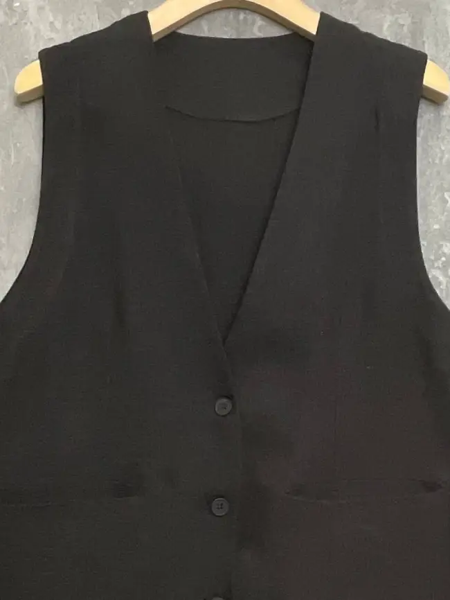 Удлиненный жилет 25018 Размер 50-58 фото 4