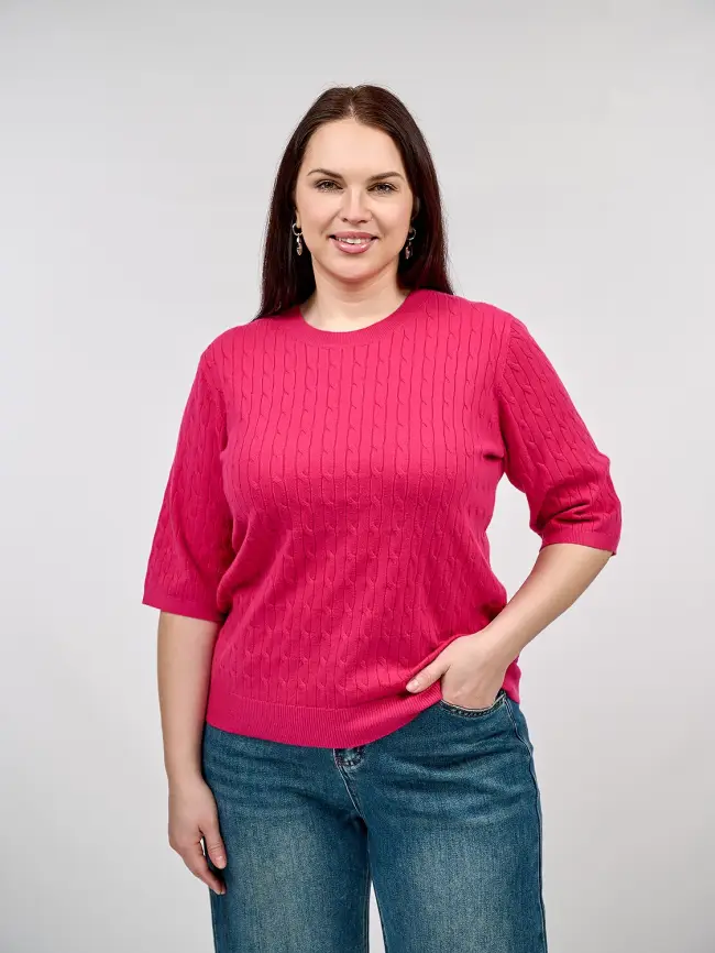 Джемпер 68525 ЭттоПлюс Размер 48-56 фото 13