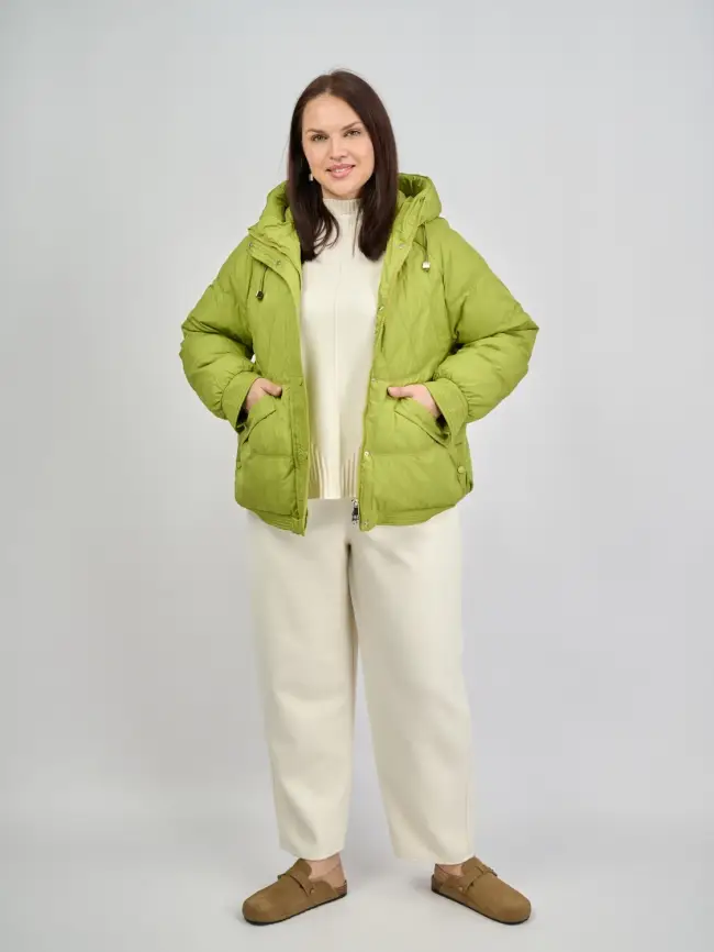 Пуховая куртка ЭттоПлюс 2553 Размер 48-54 фото 144