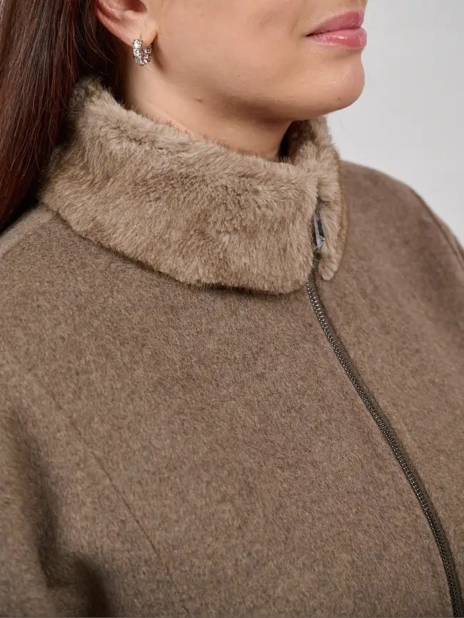 Пальто кашемир 082 Размеры 48-60 фото 5