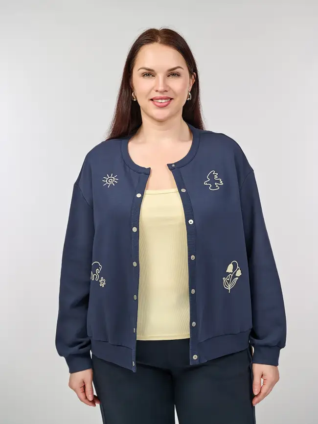 Кардиган 3510-1 Размер 50-58 фото 9