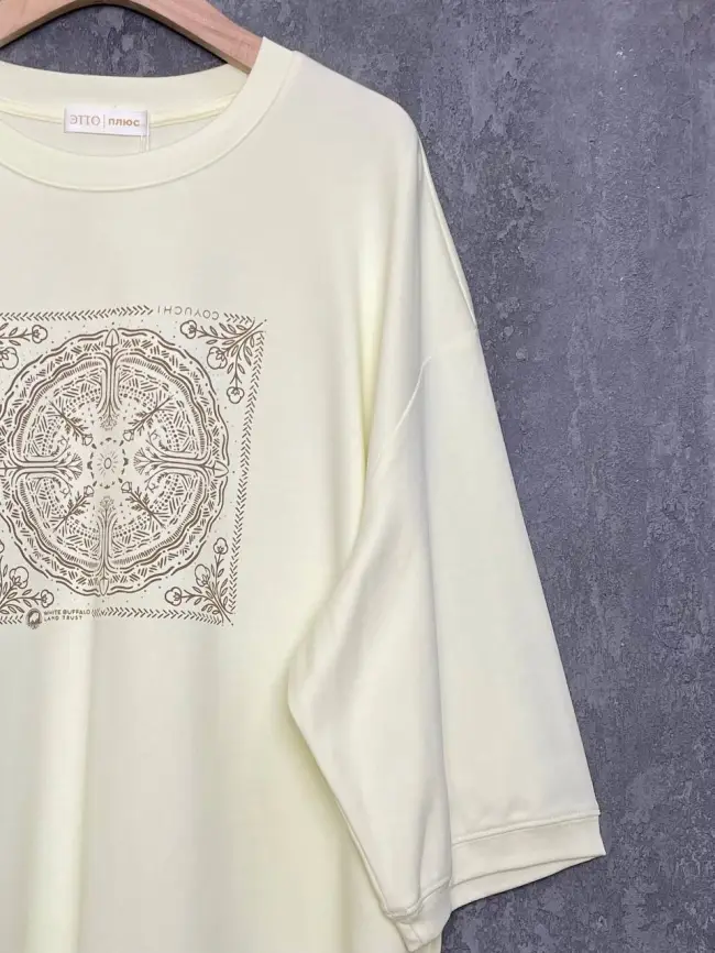 Лонгслив с принтом 95048 Размер 54-58 фото 46