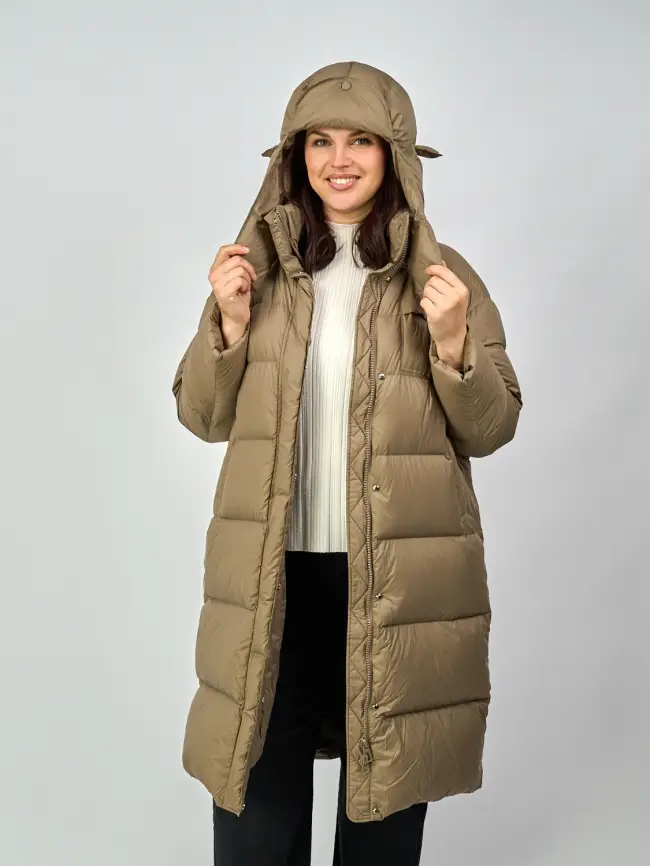 Пальто 3009 Размер 48-54 фото 13