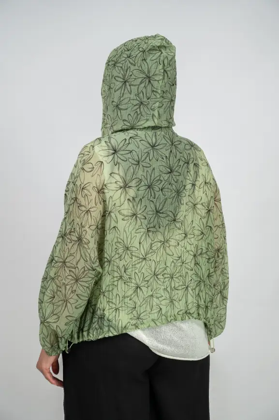 Ветровка-пыльник на молнии 9182 Размер 50-58 фото 27