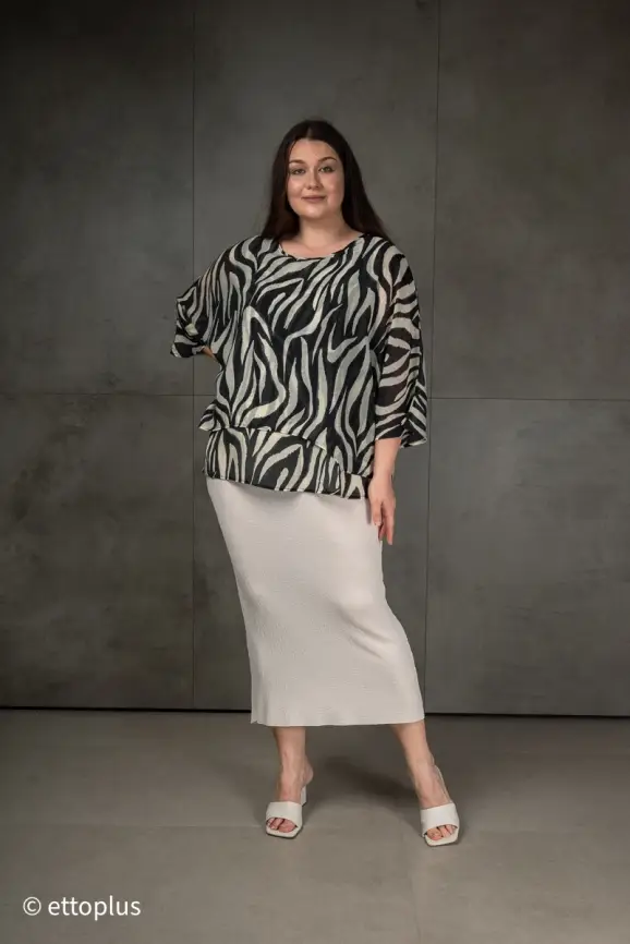 Блуза ЭттоПлюс 30059 Размер 50-58 фото 9