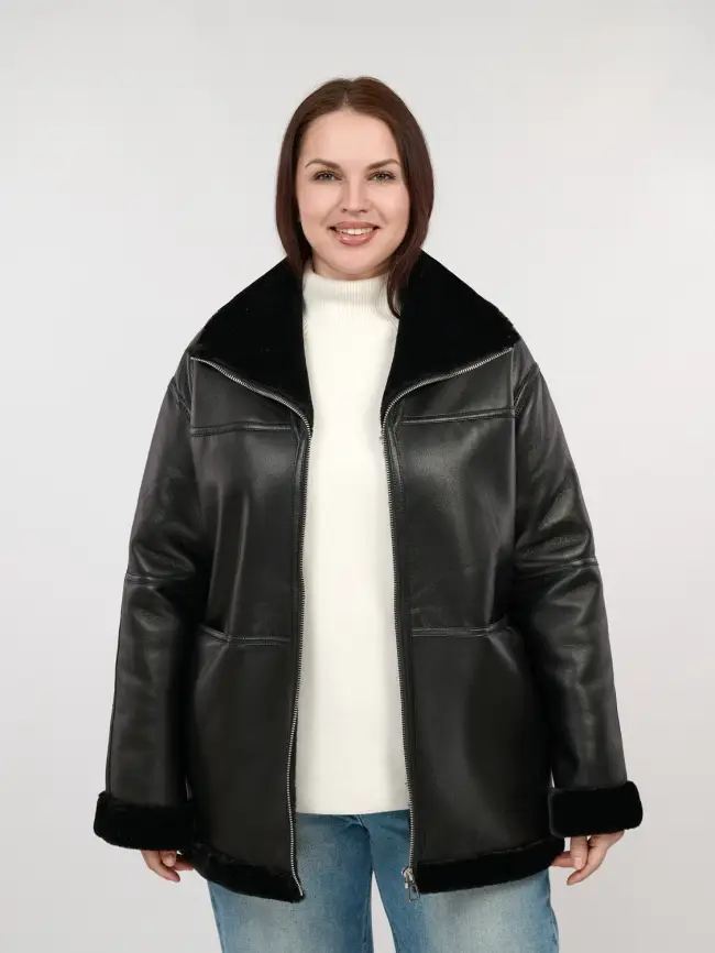 Дубленка 122802 Размер 50-54 фото 18