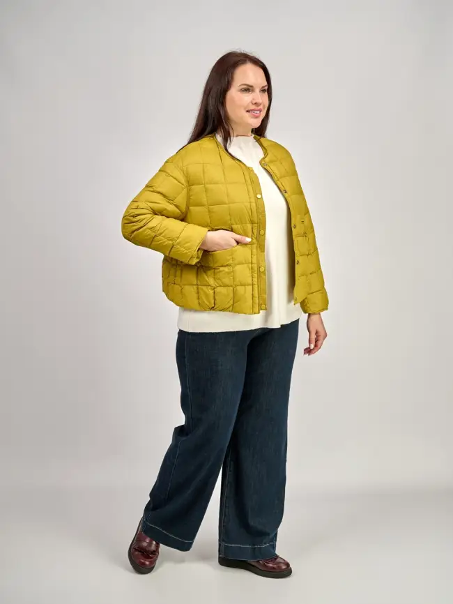 Куртка пух легкая 8176 Размер 44-52 фото 11