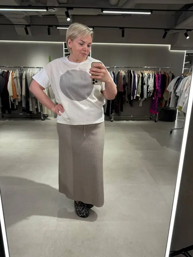 Юбка лапша ЭттоПлюс 493 Размер 50-56 фото 2