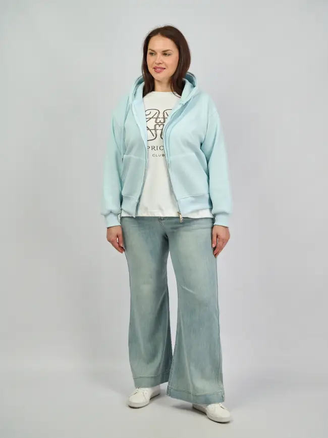 Худи зип утепленное 10 Размер 46-54 фото 8