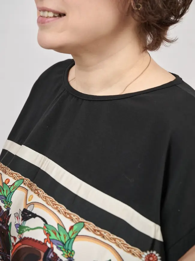 Блуза Италия 8860 Размер 50-58 фото 24