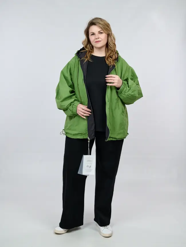 Двухсторонняя ветровка 17167 Размер 50-58 фото 41