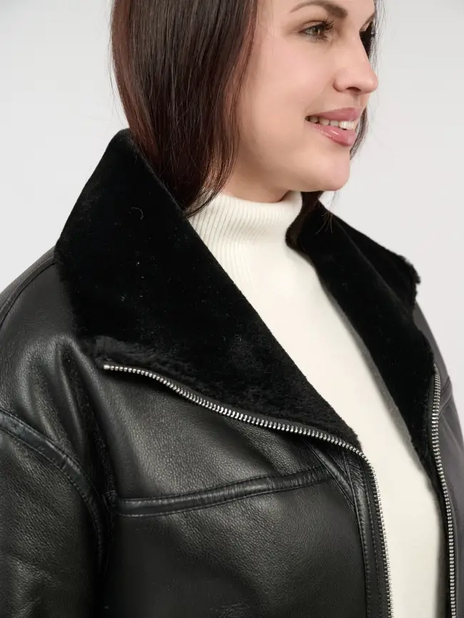 Дубленка 122802 Размер 50-54 фото 16