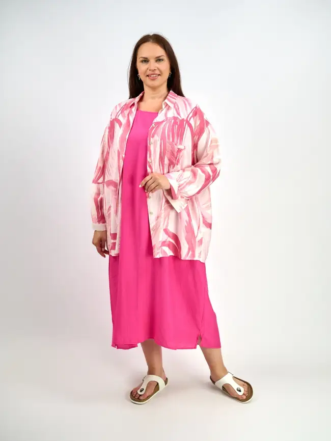 Рубашка ЭттоПлюс 042 Размеры 50-58 фото 13