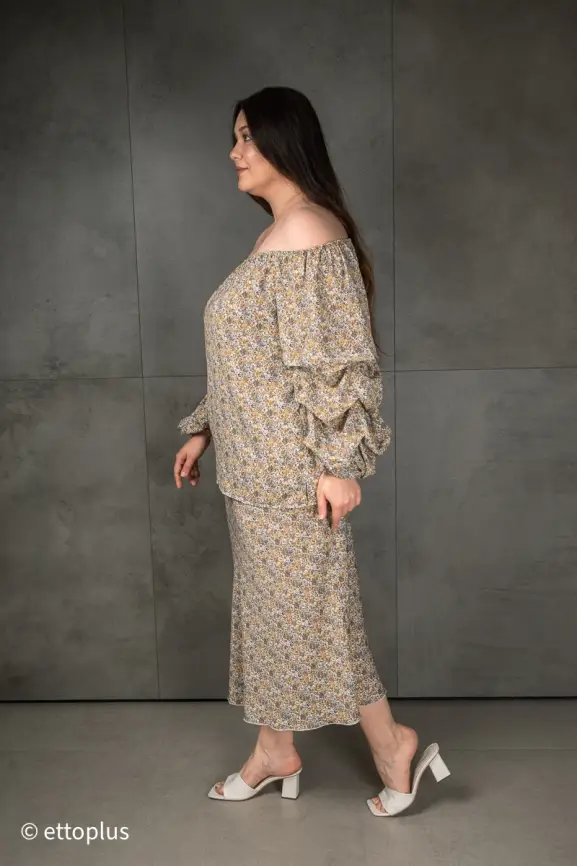 Блуза ЭттоПлюс 34184 Размеры 50-58 фото 22