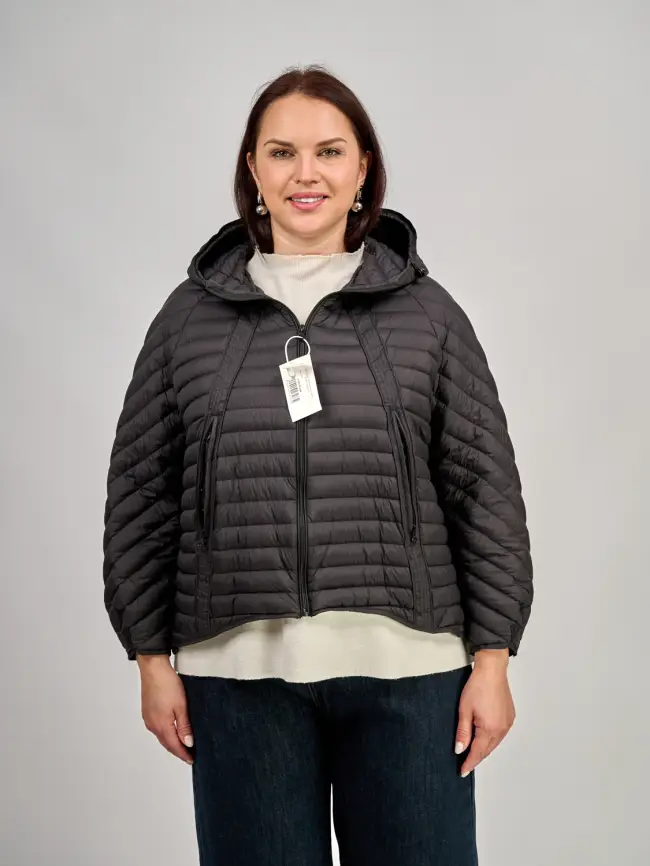 Куртка пуховая легкая 8184 Размер 48-58 фото 2