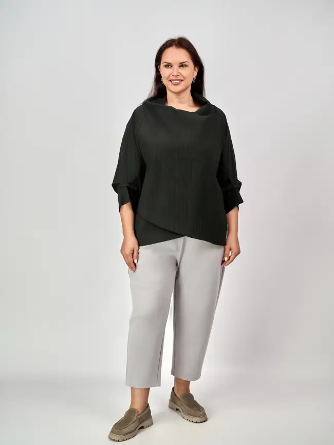 Блуза 33491 ЭттоПлюс Размер 50-58 фото 8