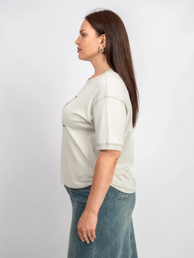 Футболка с принтом 95146 Размер 50-54 фото 21