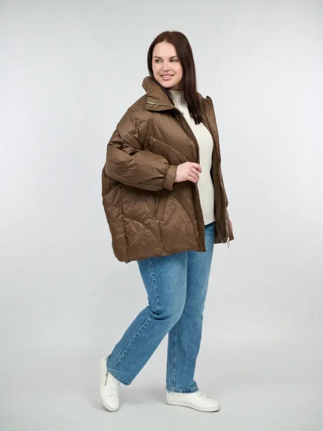 Куртка пух 1401 Размер 50-56 фото 6