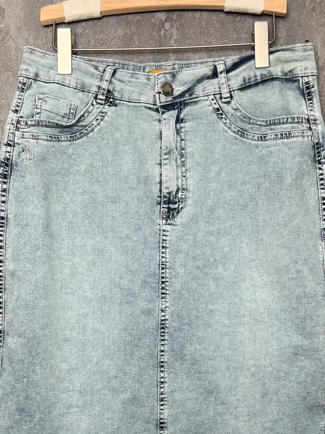 Юбка джинсовая 2335 Турция (54) фото 3