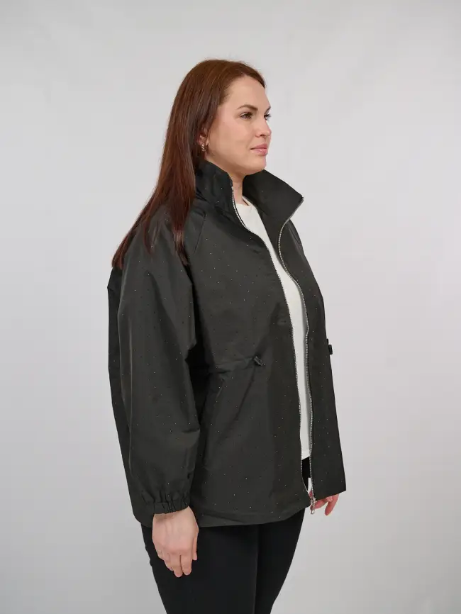 Ветровка со стразами 1635 Размер 50-54 фото 8