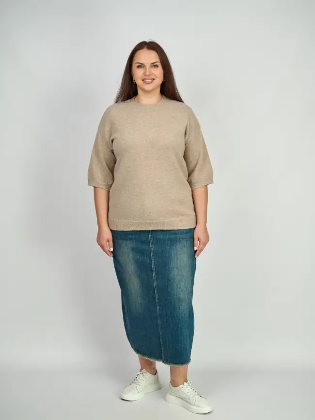 Юбка 8219 Размеры 50-58 фото 3