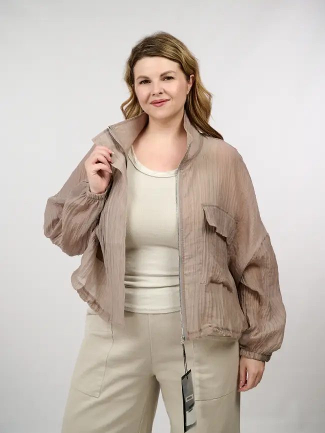 Ветровка-пыльник 9025 Размер 50-58 фото 24