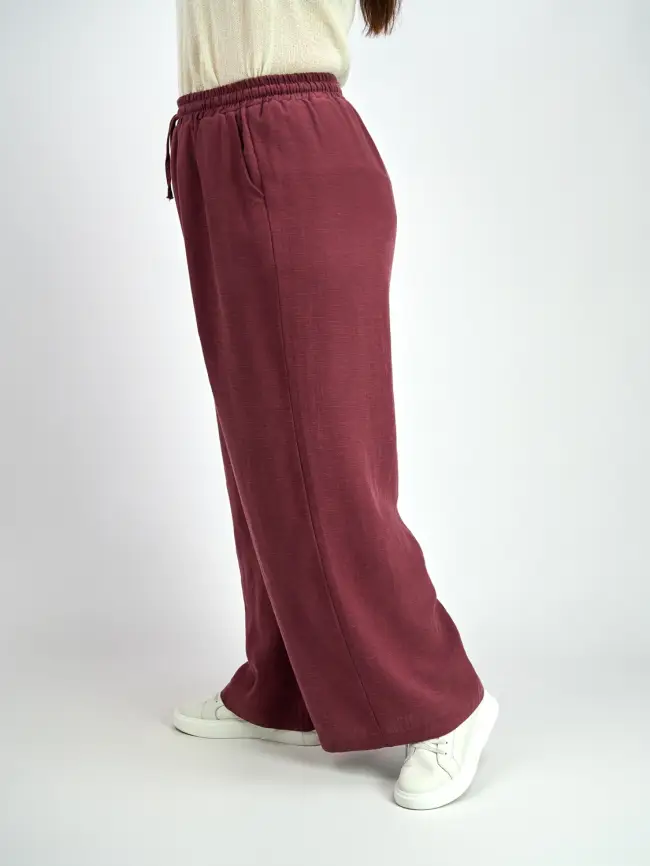 Палаццо лен 25002-2 Размер 54-58 фото 22