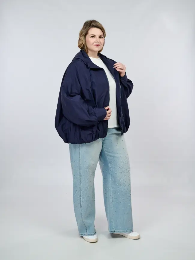 Ветровка облегченная с капюшоном 25185 Размер 52-58 фото 125