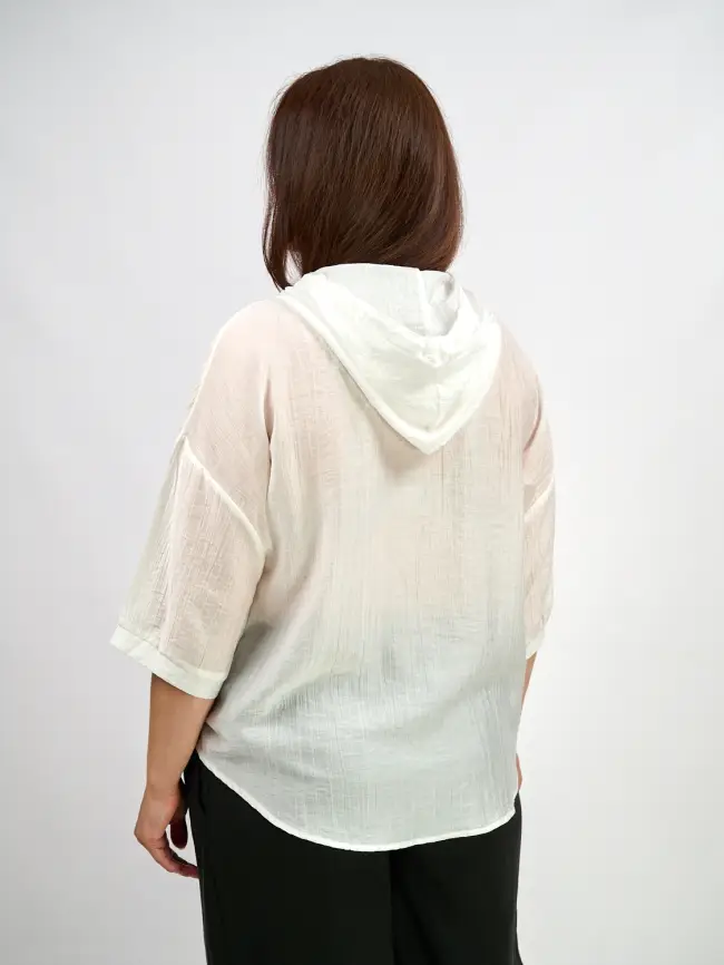 Футболка с капюшоном 8053 Размер 50-58 фото 3