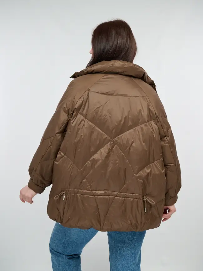 Куртка пух 1401 Размер 50-56 фото 4