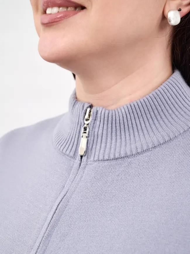 Кофта на молнии 25411 ЭттоПлюс Размер 50-58 фото 75