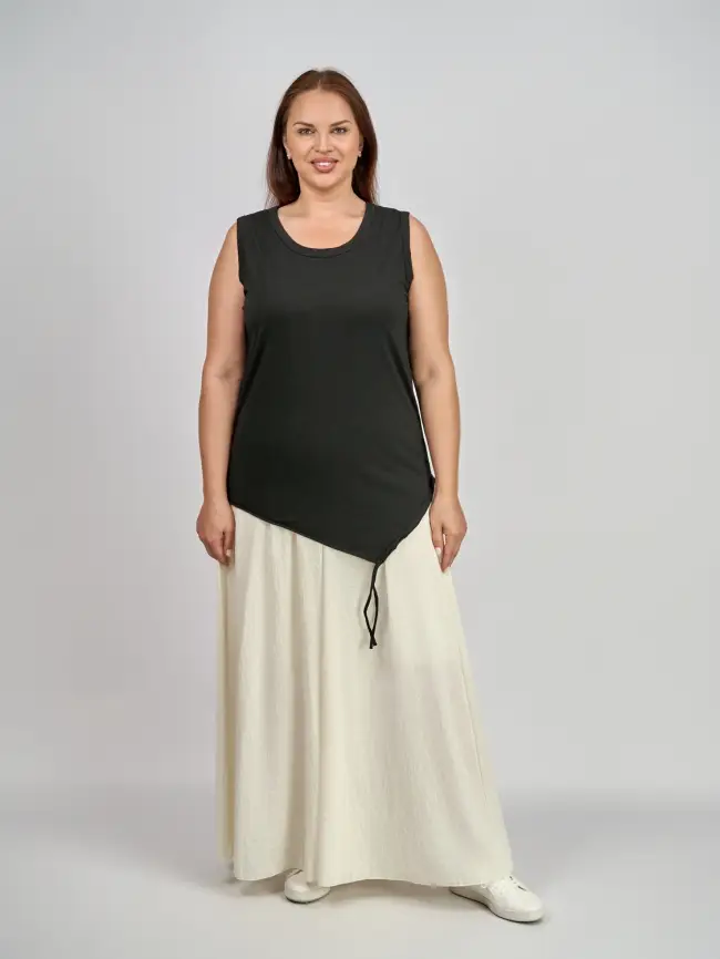 Брюки юбка 2095 Размеры 46-58 фото 5